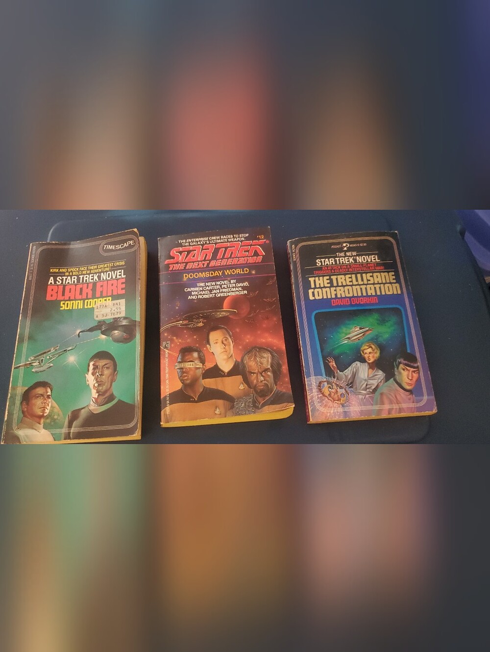 Vintage Star Trek Paperback Novel Lot